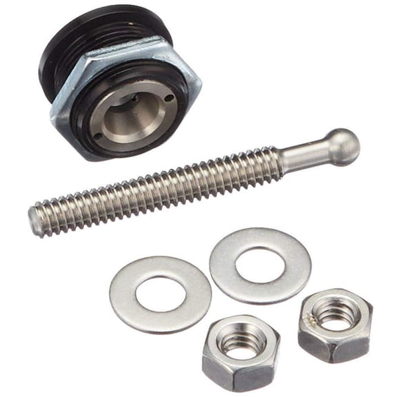 Universal 4x 23MM Hood Push Button Billet Pins Lock Quik Release Latch Fastener