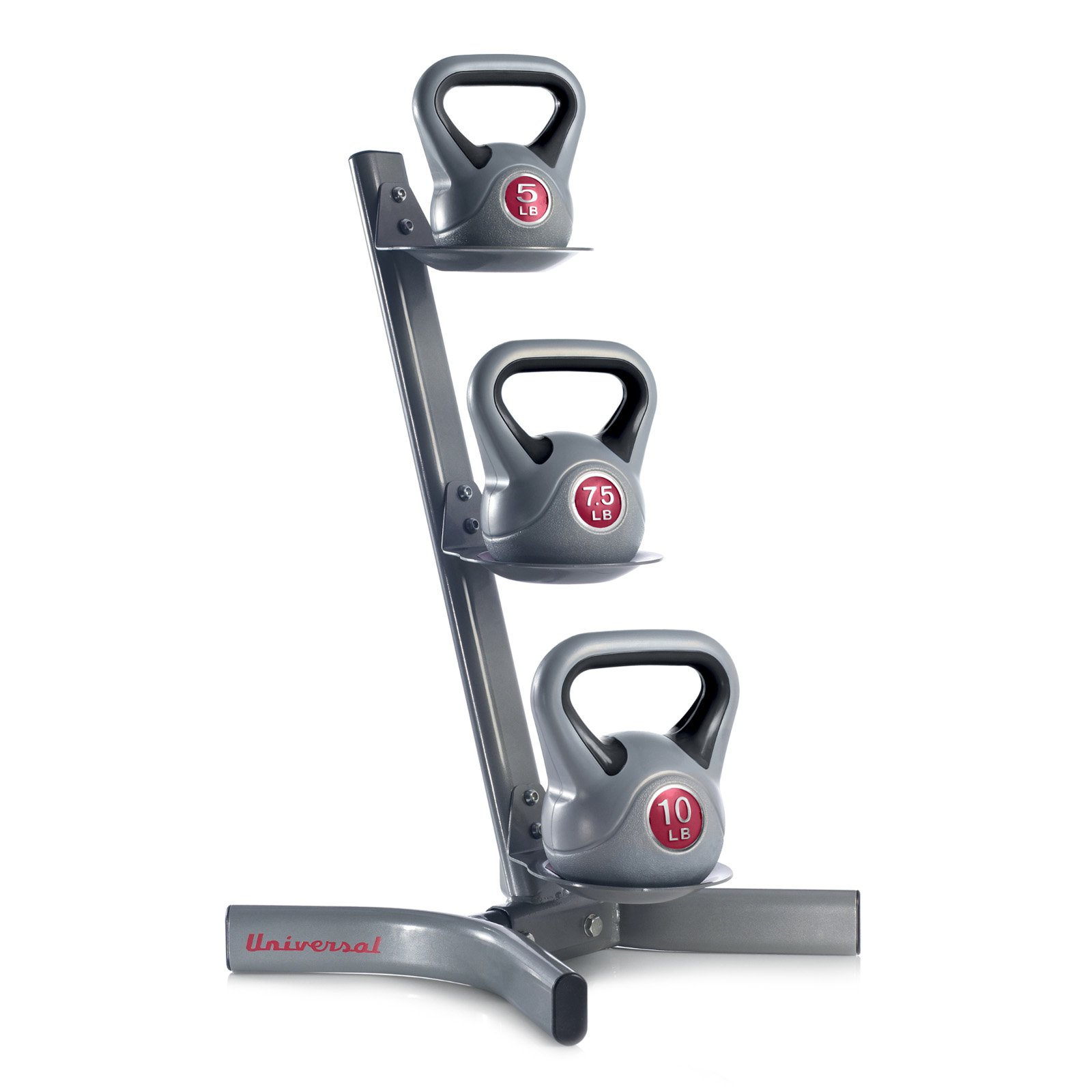 Universal 510 lb. Kettlebell Kit with Stand