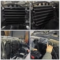 thumbnail image 1 of Universal 5 16 inch transmission oil cooler kit with 2-row 2-way pipes and fin oil silver-, 1 of 2