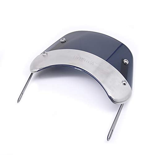 Universal 5-7" Headlight Windproof Fairing Windscreen Windshield For Honda Yamaha Suzuki GSXR YZF CB XR KL Cafe Racer