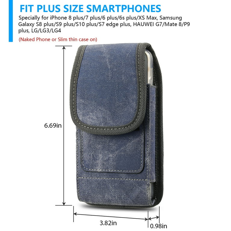 Universal vertical phone pouch belt clip holster waist online bag