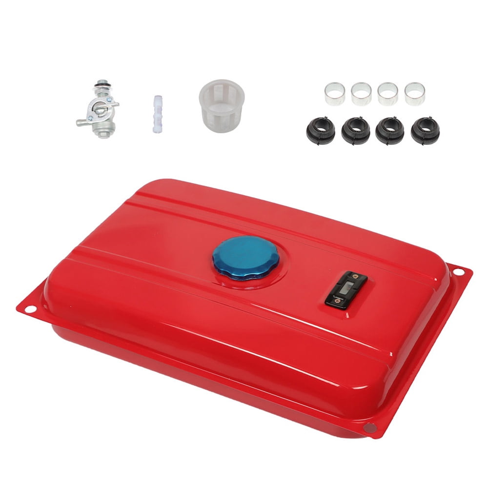 Universal 5 Gallon Secondary Fuel Gas Tank Generator Filter Cap Gauge