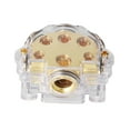 Universal 5 Way Out Power Ground Distributor Power Distribution Block