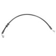 thumbnail image 1 of Universal 50cm 19.69" Brake Clutch Oil Hose Line Pipe Black for Motorcycle, 1 of 8