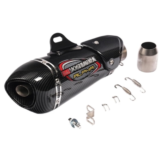 Universal 51mm motorcycle exhaust alpha muffler for R3 MT07 FZ1 R6 R15 ZX6R ZX10 Z900 Z400 1000 CBR1000 GSXR1000