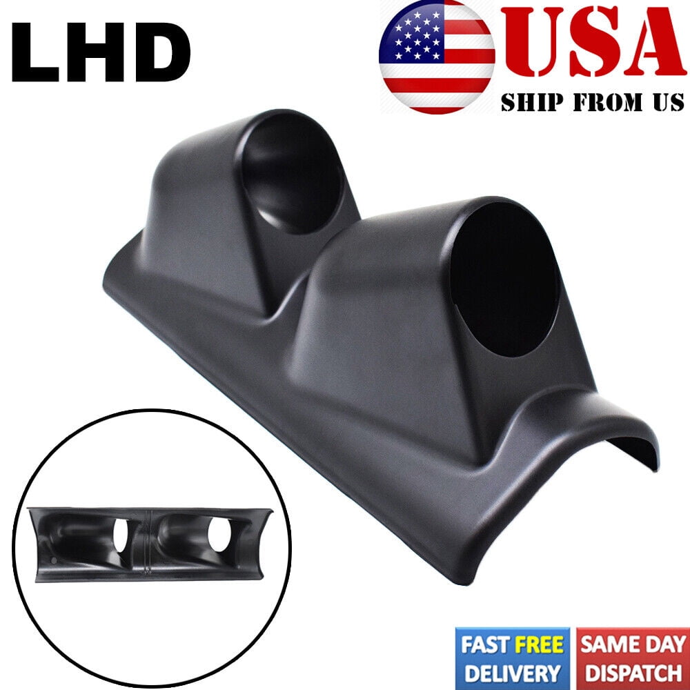Universal 52mm 2" Dual Gauge Pod Holder APillar Dashboard Turbo Boost