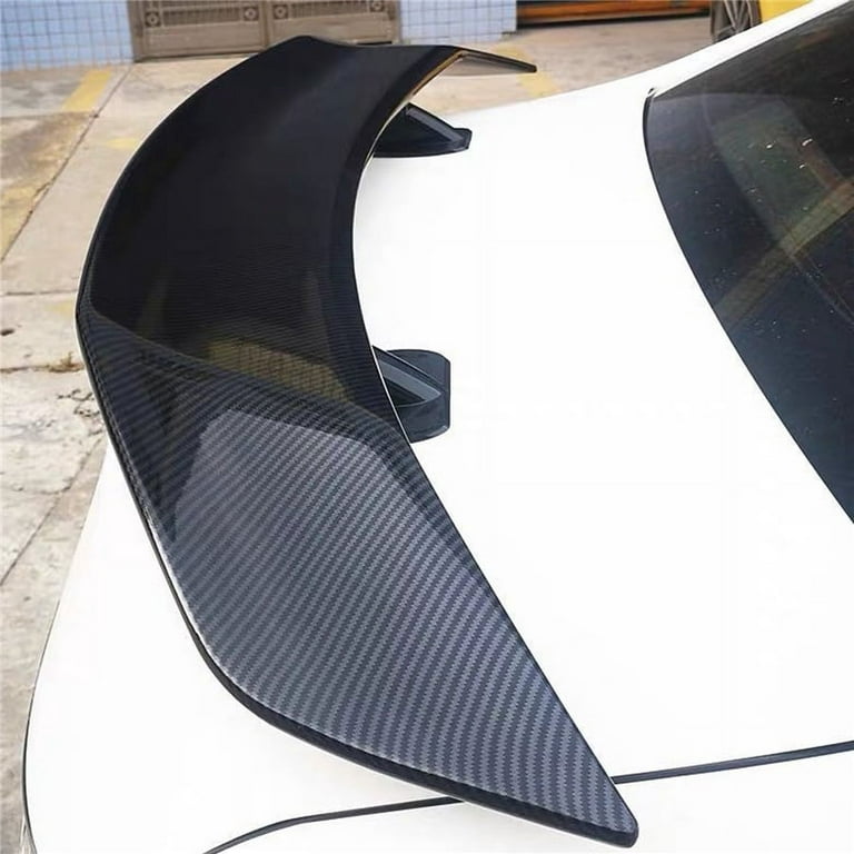 Universal 53 Rear Trunk Wing Spoiler Glossy Black GT Style For Racing  Sedan Car 