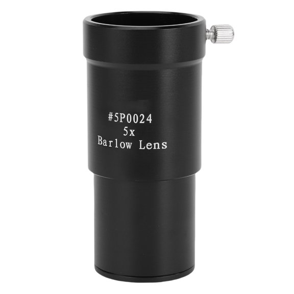 Universal 5X Barlow Lens 1.25 Inch for Telescope Astronomy, HD Multi-Coated Optical Glass Lens for Lunar and Planetary Observation