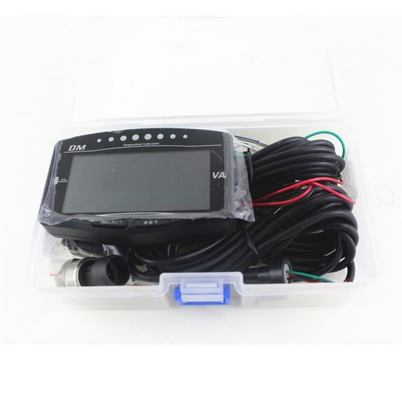Universal 5in1 Functions 12/24V Car Voltmeter Water Temp/Oil Pressure/Fuel Gauge