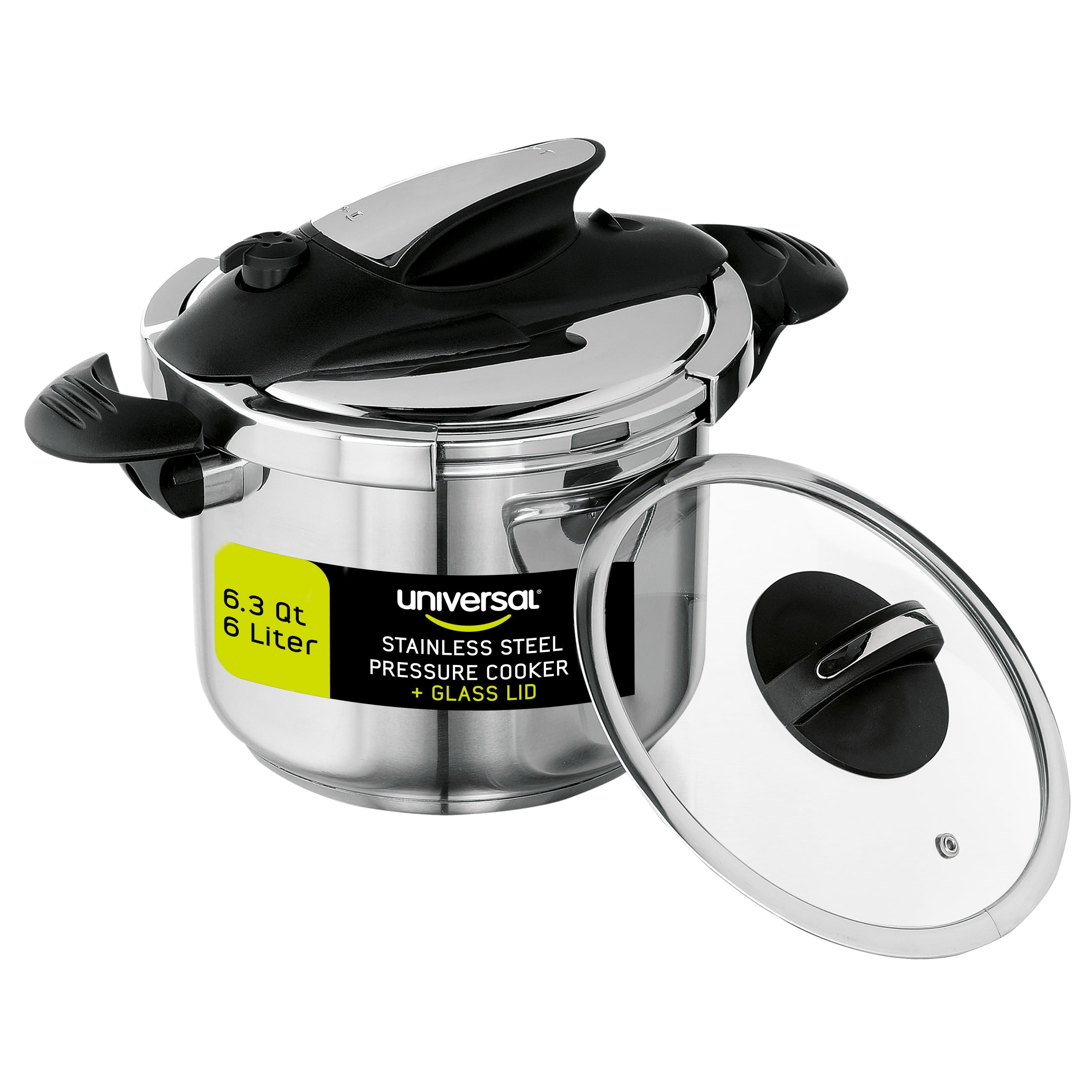 https://i5.walmartimages.com/seo/Universal-6-3-Quart-6-Liter-Stainless-Steel-Easy-Use-Pressure-Cooker-Extra-Glass-Lid-Induction-Compatible-7-servings_3475c60d-131b-48e2-a0f7-897f67ccbf36.4aad19d4079998551eca64b1b3c94bd7.jpeg