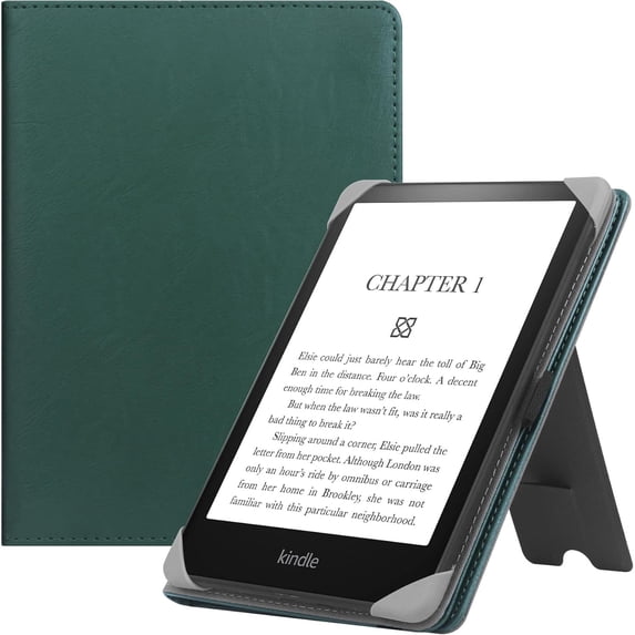 Universal 6‑7 Inch E‑Reader Folio Cover with Hand Strap for Kindle Paperwhite 11th,12th Gen / Kindle Colorsoft,Mint