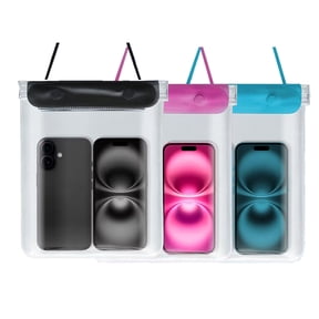 Universal 6-7 Inch Waterproof eReader Case, 3 Pack, eBook Reader Cover Dry Bag Water Proof Pouch Compatible with Paperwhite/ Oasis/ Colorsoft/ for Kobo Clara/ Z Fold Cell Phone / iPad mini Tablet