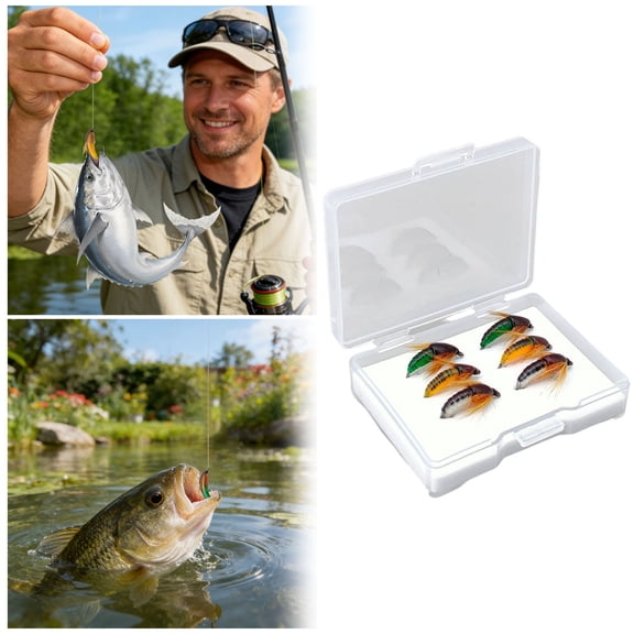Universal 6 Real | Trout And Camping Hiking Lake And Pond Backpacking And Mens Gear Ice Floor Real Rigs 2fish Ice Well Live Well for Ice Cool Gear Drop Shot Rigs Slide Beads Saltwater for Ice Canal