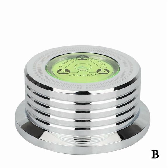 Universal 60Hz LP Vinyl Record Player Disc Turntable with Weight Clamp Aluminum Alloy Stabilizer Level
