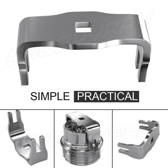Universal 64mm Oil Filter Cap Wrench Socket Remover Tool Set Compatible for Toyota Lexus