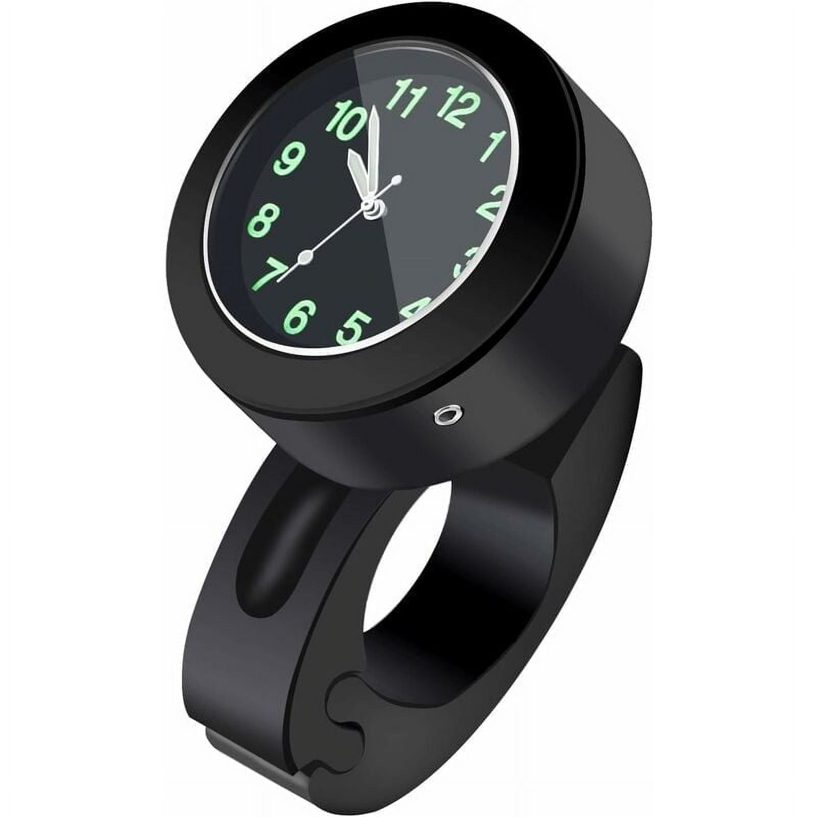 Universal 7/8 - 1 Waterproof Motorcycle Handlebar Clock Glow Watch