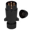 thumbnail image 1 of Universal 7-Pin Euro Trailer Socket Adapter for RVs, Trucks & Caravans - ISO1724 Compliant, 1 of 8