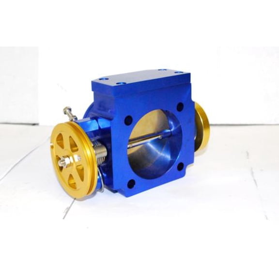 Universal 70MM Aluminum Throttle BLUE Body Universal 70MM Aluminum Throttle BLUE Body