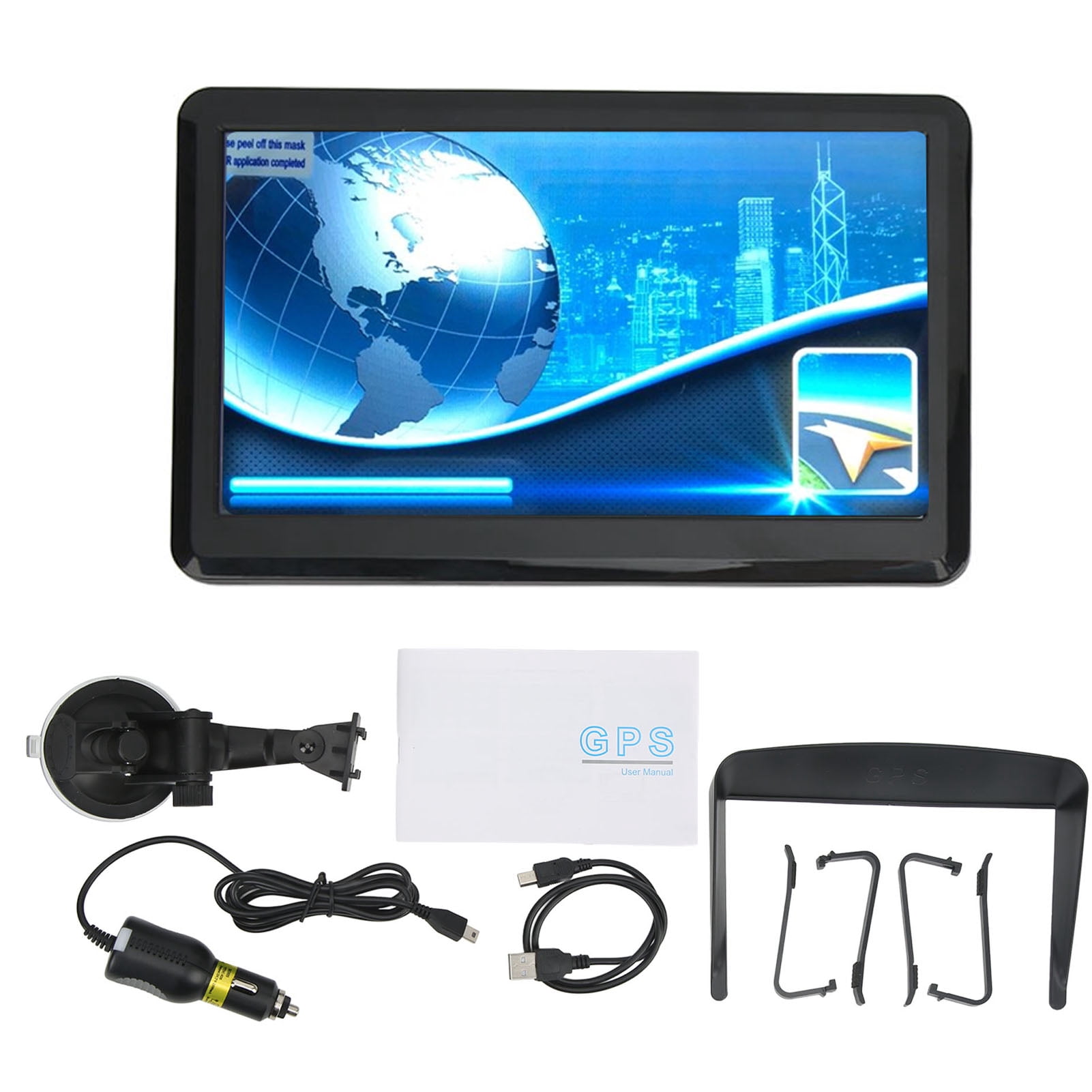 9-Inch GPS Navigator For Car & Truck - Lifetime Map Updates, Voice Guidance, Custom Truck Routing (2025 Maps)