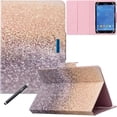 thumbnail image 1 of Universal 8.0 inch Tablet Case, Newshine Magnetic Closure Flip Stand Cover with Card/Cash Slots for iPad Mini/Galaxy Tab 8.0 Tablet/Amazon Kindle Fire HD HDX Other 8.0 Tablet - Beach Sand, 1 of 15