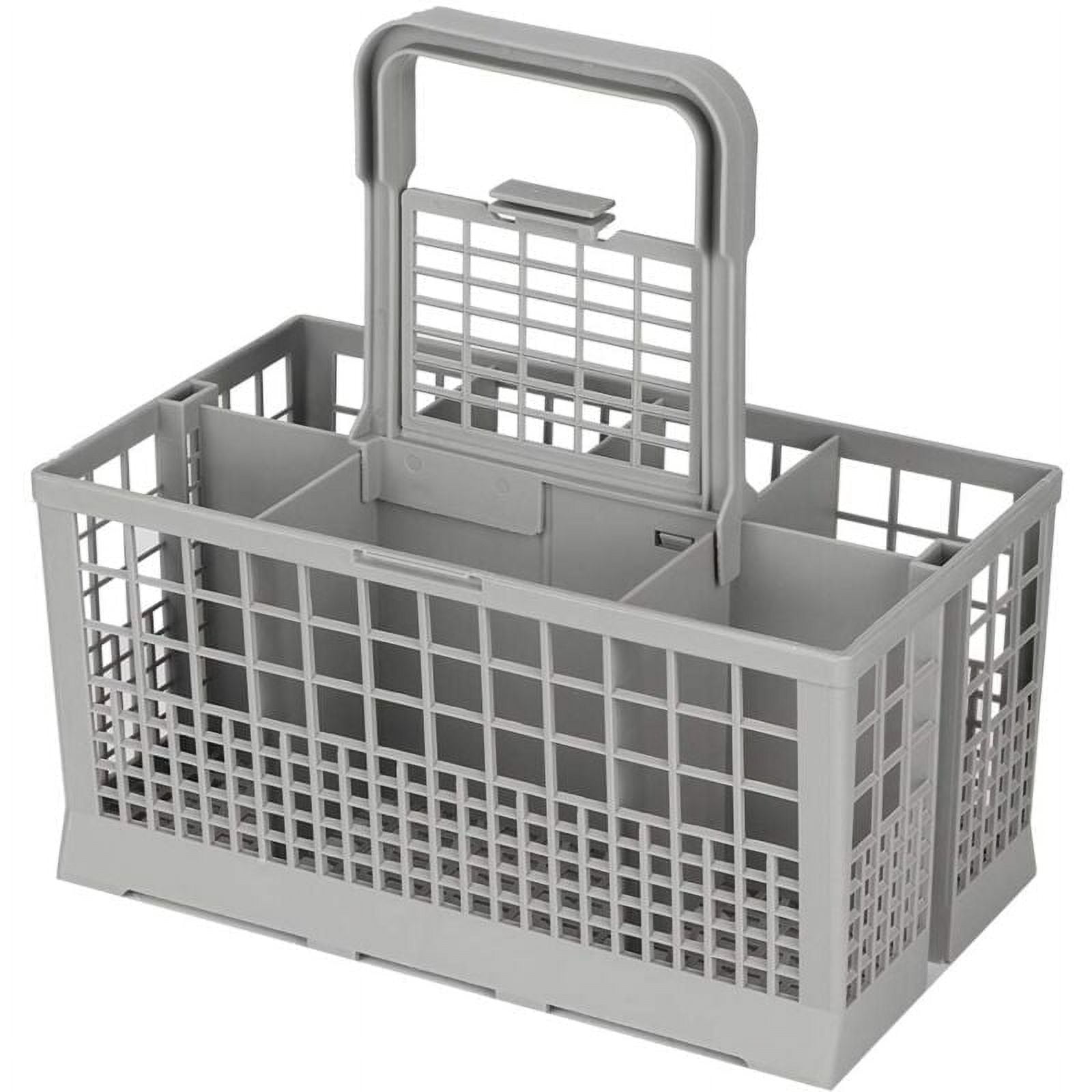 Universal 8-Compartment Cutlery Basket Replacement for Multi-Purpose Dishwashers - Durable and Firm