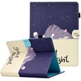 thumbnail image 1 of Universal 8 Inch Tablet Case with Card Holder, Allytech Folio Stand Wallet Pen Holder Case for Galaxy Tab A 8/Tab S2 8.0/ Tab E 8.0/ Onn 8 inch tablet/ Voyager 7 and 7.5-8.5" Tablet, Sleepy Cat, 1 of 5
