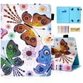 thumbnail image 1 of Universal 8 Inch Tablet Case,Dteck Portable Protective Folio Stand Case for 7.5 -8.5 Inch Tablet, Cute Pattern Kids Case for Samsung Tab A 8.0/Fire HD 8/iPad mini/Lenovo M8/All 8" Tablet,Big Butterfly, 1 of 6
