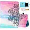 thumbnail image 1 of Universal 8 Inch Tablet Case,Dteck Portable Protective Folio Stand Case for 7.5 -8.5 Inch Tablet,Cute Pattern Kids Case for Samsung Tab A 8.0/Fire HD 8/iPad mini/Lenovo M8/8" Tablet,Colorful Mandala, 1 of 5