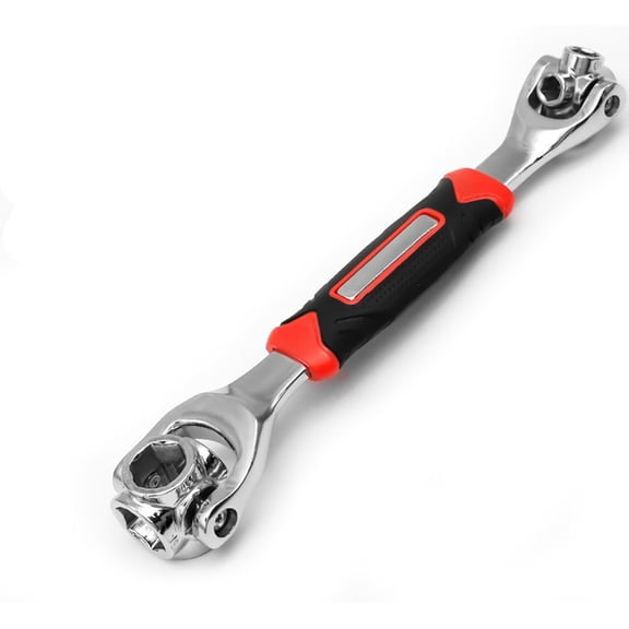 Universal 8 in 1 Socket Wrench Multi-function Tool with 360° Rotating Head, Spanner Tool for Home and Bicycle Car Repair (8-21mm)