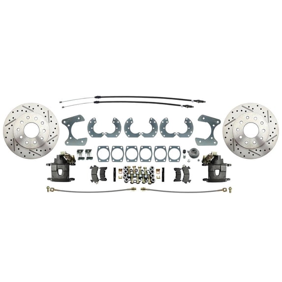 Universal 9" Rear-End Disc Brake Conversion Kit, Unpainted, for Ford