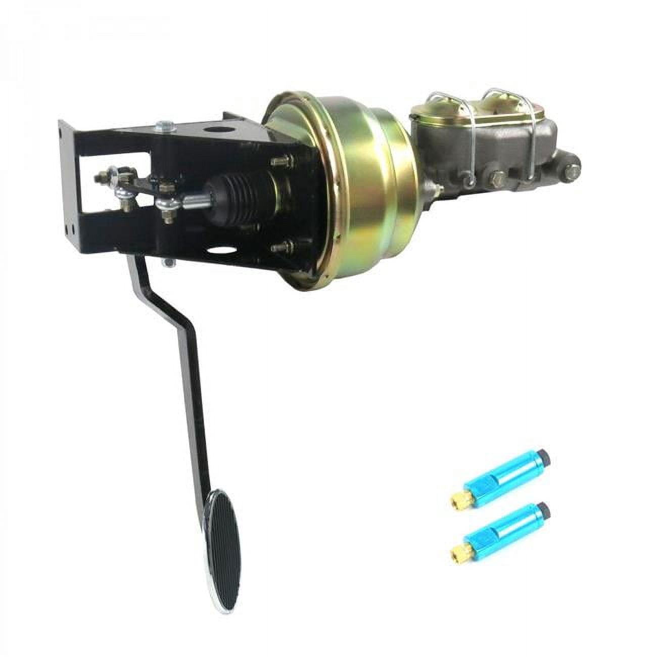 Universal 90 deg Firewall 7 in. Dual Brake Pedal Kit Disc & Disc Small ...