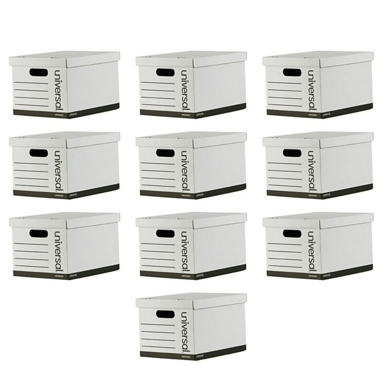 Basic-Duty Economy Record Storage Boxes, Letter/Legal Files, 12
