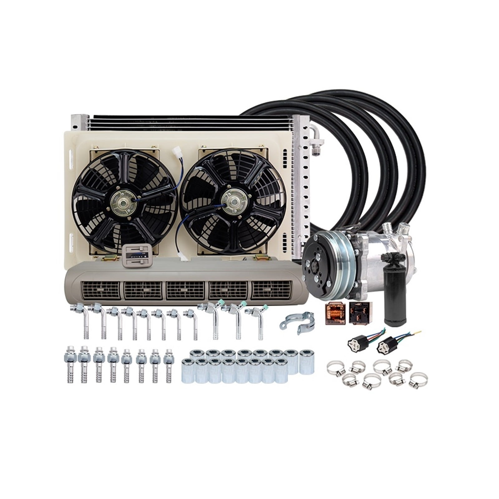 Universal A/C Air Conditioning Evaporator Assembly Kit For Truck Bus ...