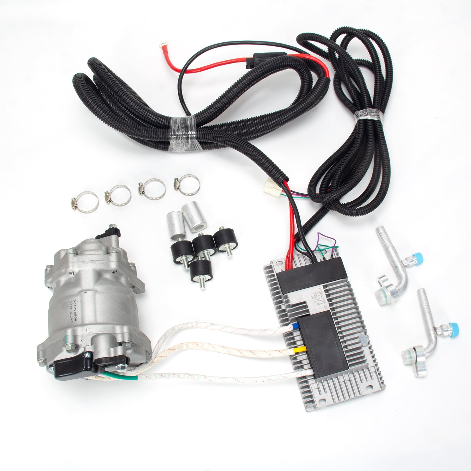 Universal A/C Scroll Compressor 12V Electric Car Air Conditioner Compressor Kit