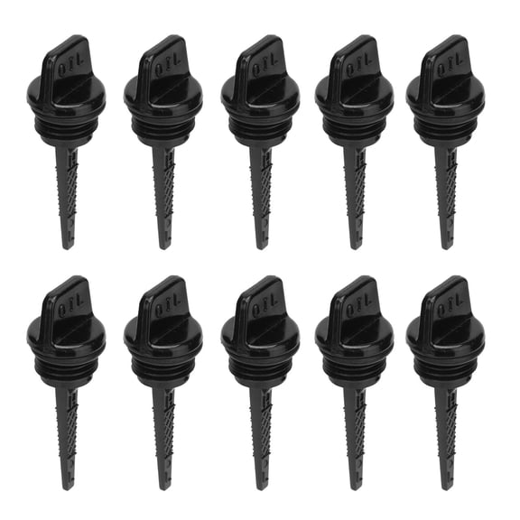Universal ABS Engine Oil Dipsticks Replacement Caps 10Pcs Oil Filler Dipstick for 154F Gasoline Generators Lawn Mowers Water Pumps - 3.9 in / 10 cm