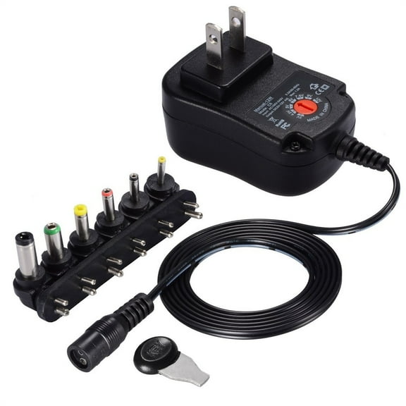 Universal AC Power Adapter Charger with Multiple Voltage Output for Electronic Devices