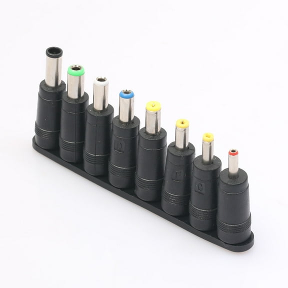Universal AC Power Charger Adapter with 8 Interchangeable Notebook Tips for Laptops