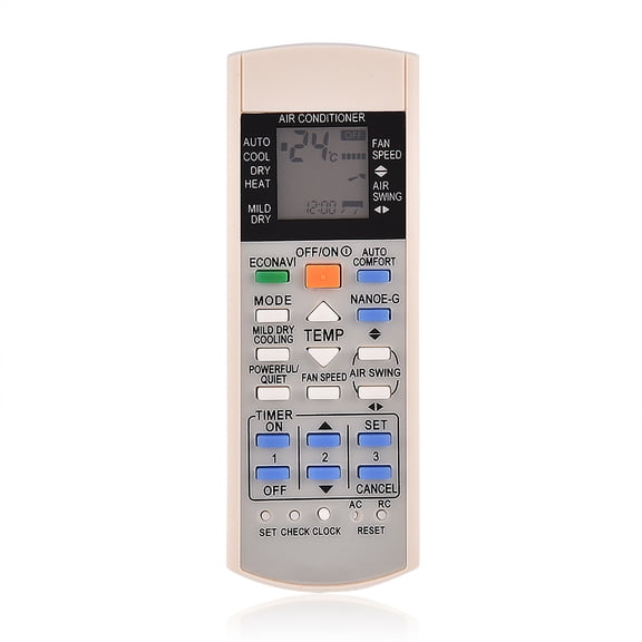 Universal AC Remote, Compatible With Multiple Units, Easy Replacement, 10m/33ft Distance