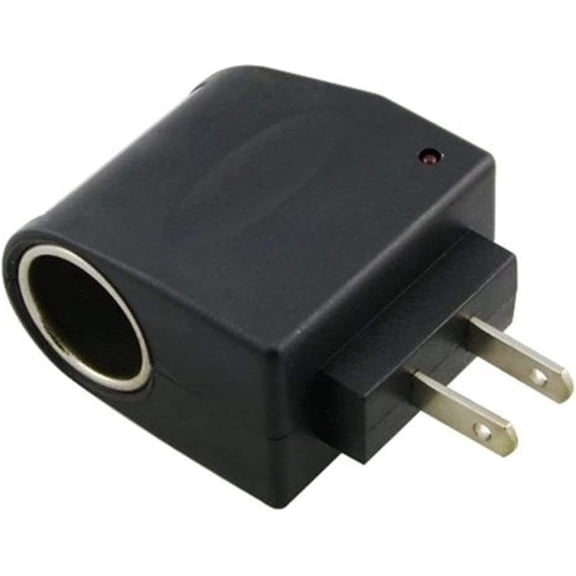 Universal AC to Car Cigarette Lighter Socket Adapter Converter Vehicle Power Inverters Amplifier (US Plug, Output: 12V 500mA) 110V DC