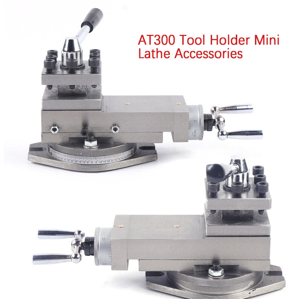 Universal AT300 lathe Tool Post Assembly Holder MetalWorking Mini Lathe ...