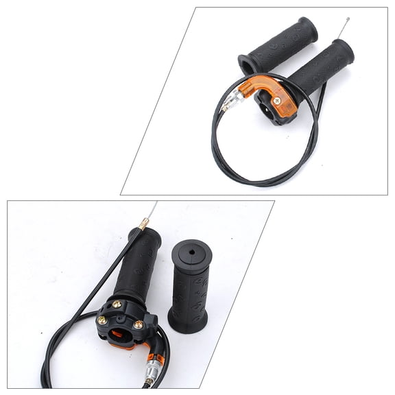 HEALEEP Universal Throttle Grip with Cable for ATV Off Road 49Cc Models, Replacement Part Set