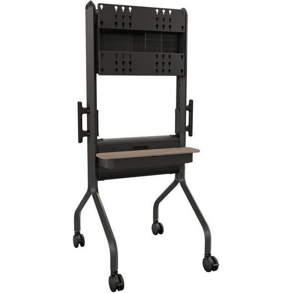 Universal AV Equipment Modal Cart, Black - Large