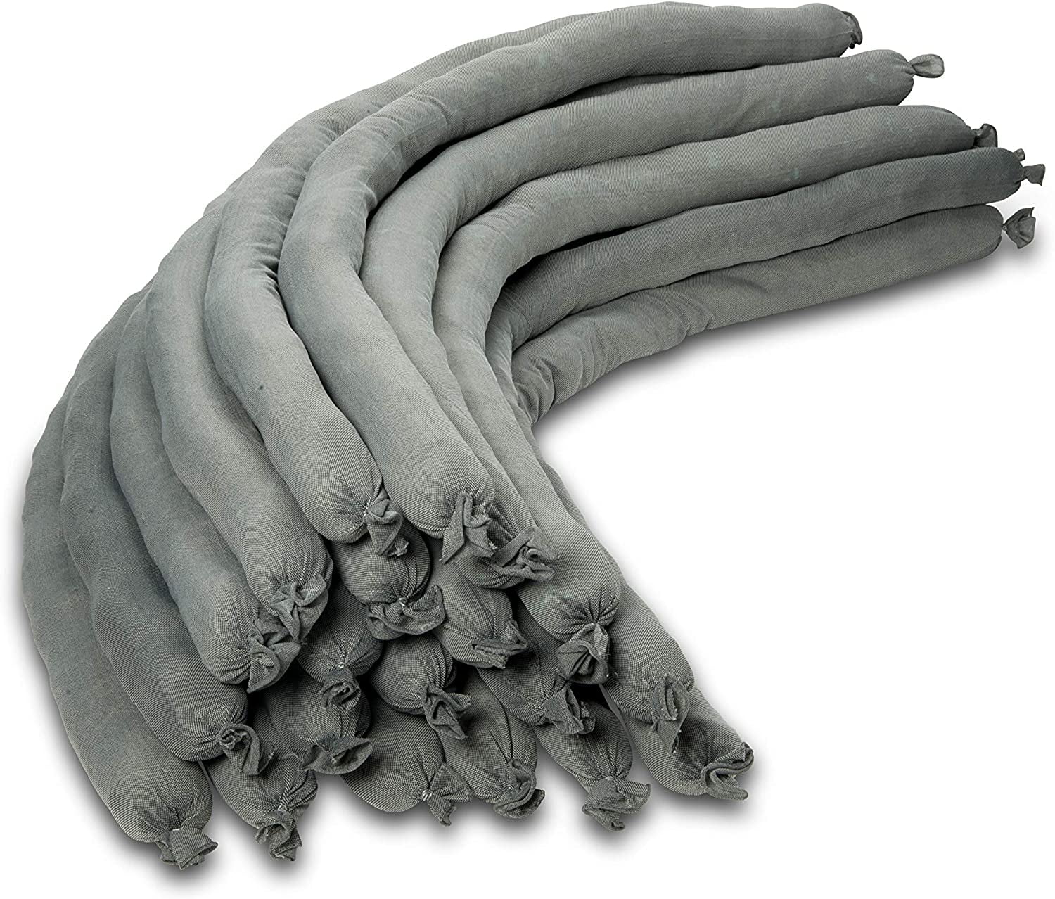 Universal Absorbent Socks Snake for Oil and Water 3 x 48 Absorbing up to 20 Gallons Super Poly Sock Absorber for Spill by Garage Door or Basement Floor Pack of 20 (20)