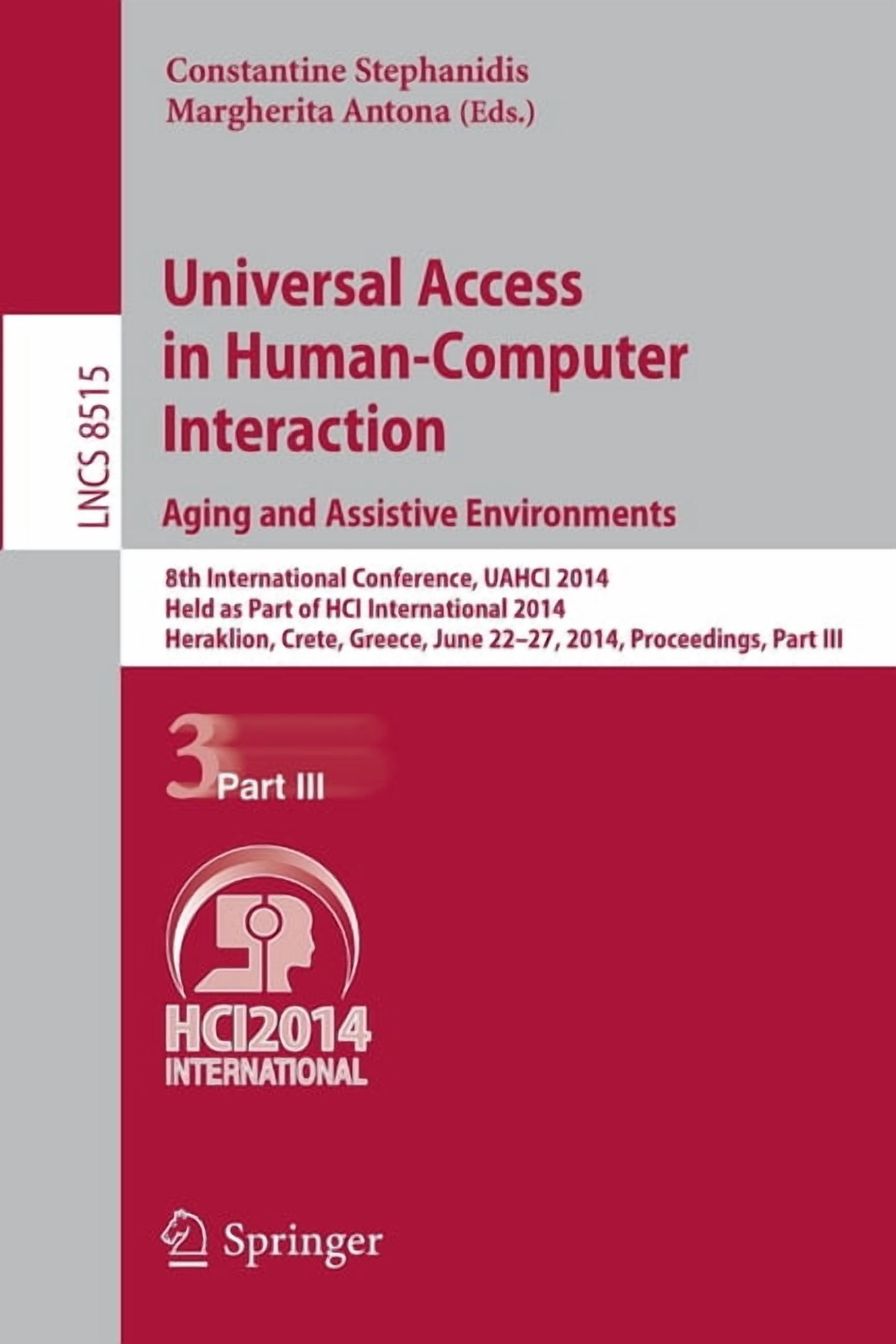 Universal Access in Human-Computer Interaction: Aging and Assistive ...