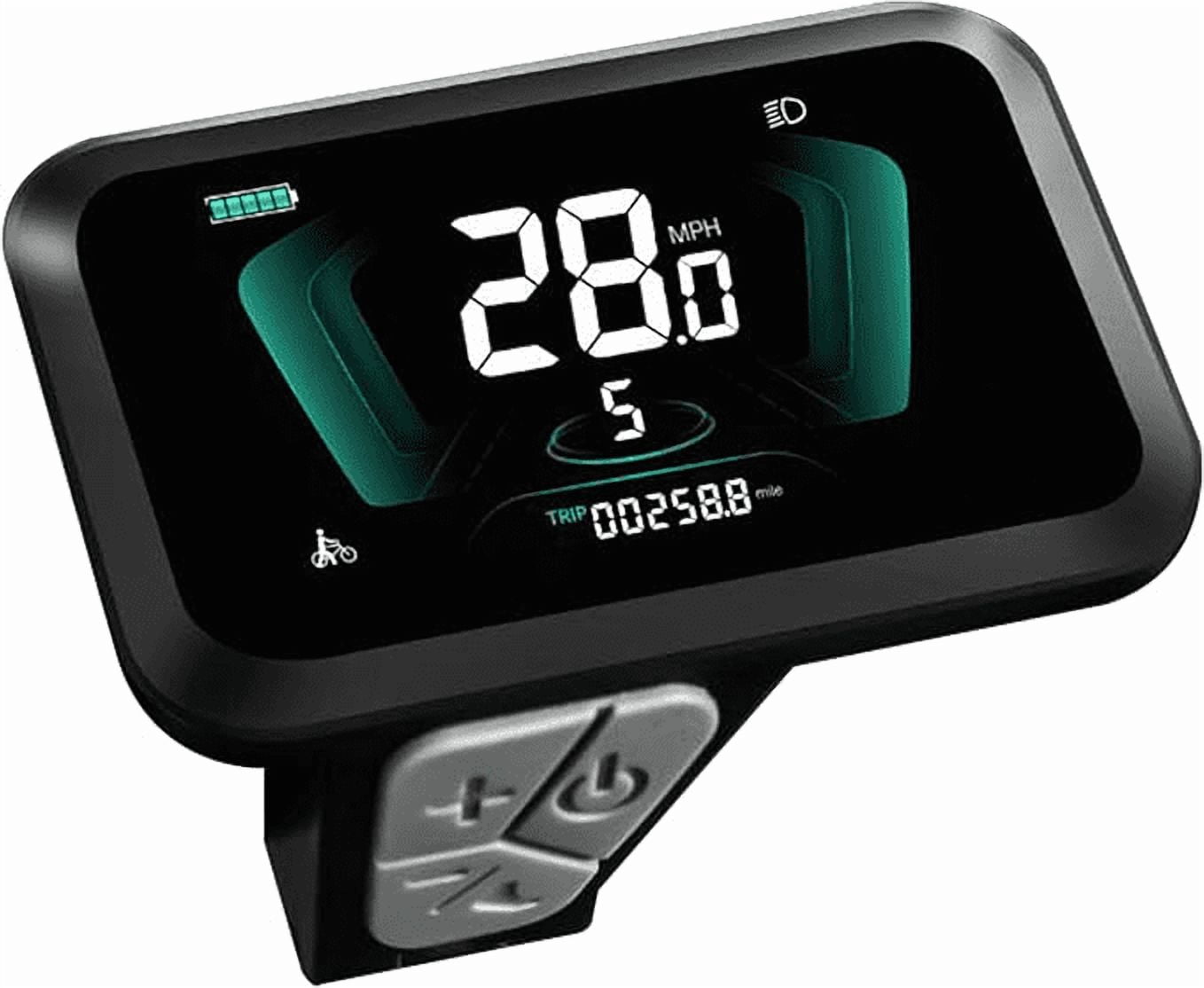 Universal Accessories for Adult Electric Bicycles - LCD Smart Display, Compatible with A02, A03, U03, and U05 Series Electric Bicycles