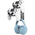 thumbnail image 1 of Universal Acrylic Game Controller Wall Hanger, Dual Gamepad & Headphone Hanger Holder Stand, Wall Mount Organizer for Xbox PS5 PS4 Switch Gaming Controllers & Accessories, 1 of 7