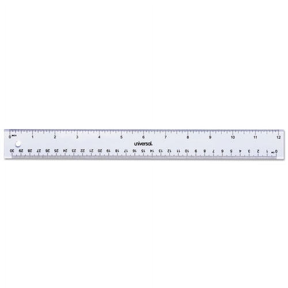 Clear Flexible Acrylic Ruler, Standard/Metric, 18 Long, Clear -  mastersupplyonline