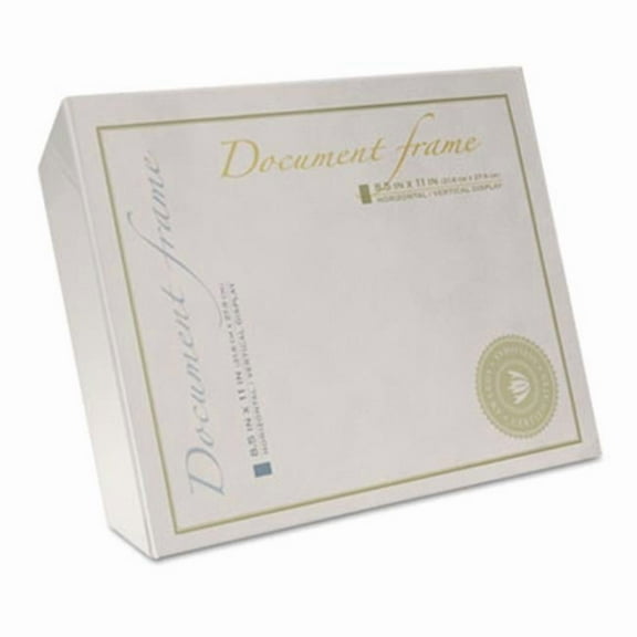 Universal Acrylic Self-Standing Desk Frame for 8 1/2 x 11 Insert- 3/Pack- Clear