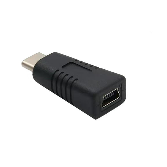 Jesscasday Universal Adapter Mini USB Female to Type C Male Converter for Tablet Smartphone