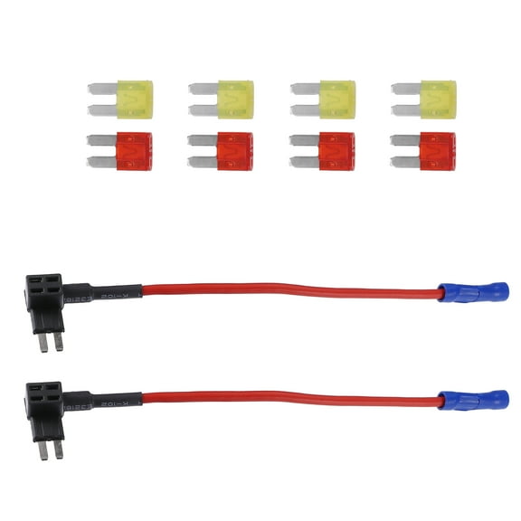 Universal Add a Circuit 12V  Fuse Tap with 4pcs 10A 20A APT APR Blade Type Fuse 1 Set